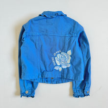 Load image into Gallery viewer, Y2K GUESS Jeans Rose Embroidered Crop Jacket 6 (120cm)
