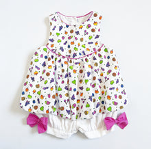 画像をギャラリービューアに読み込む, Vintage Nanette Fruits Print Bubble Rompers 18M (75-80cm)
