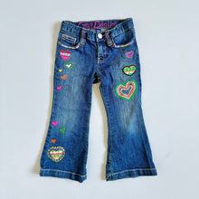 Load image into Gallery viewer, USED Baby GAP Embroidery Bootcut Denim 3T (95cm)
