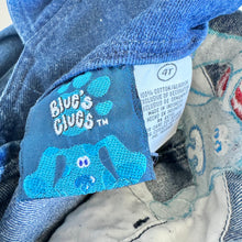 Load image into Gallery viewer, Vintage 2000 Blue’s Clues Denim Short Overall 4T (100cm)
