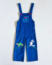 Load image into Gallery viewer, Vintage The Hare and the Tortoise Corduroy Overall 3/4T (95-100cm)
