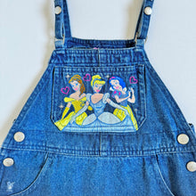 Load image into Gallery viewer, Y2K Disney Princess Bell, Cinderella and Snow White Denim Dress 5 (100-110cm)
