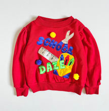 画像をギャラリービューアに読み込む, Vintage School Sweatshirt 2/3T (90-95cm)
