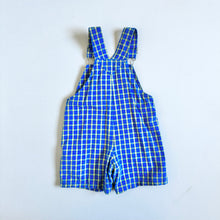 Load image into Gallery viewer, Y2K Disney Pluto and Mickey Mouse Plaids Short Overall 24M (85cm)
