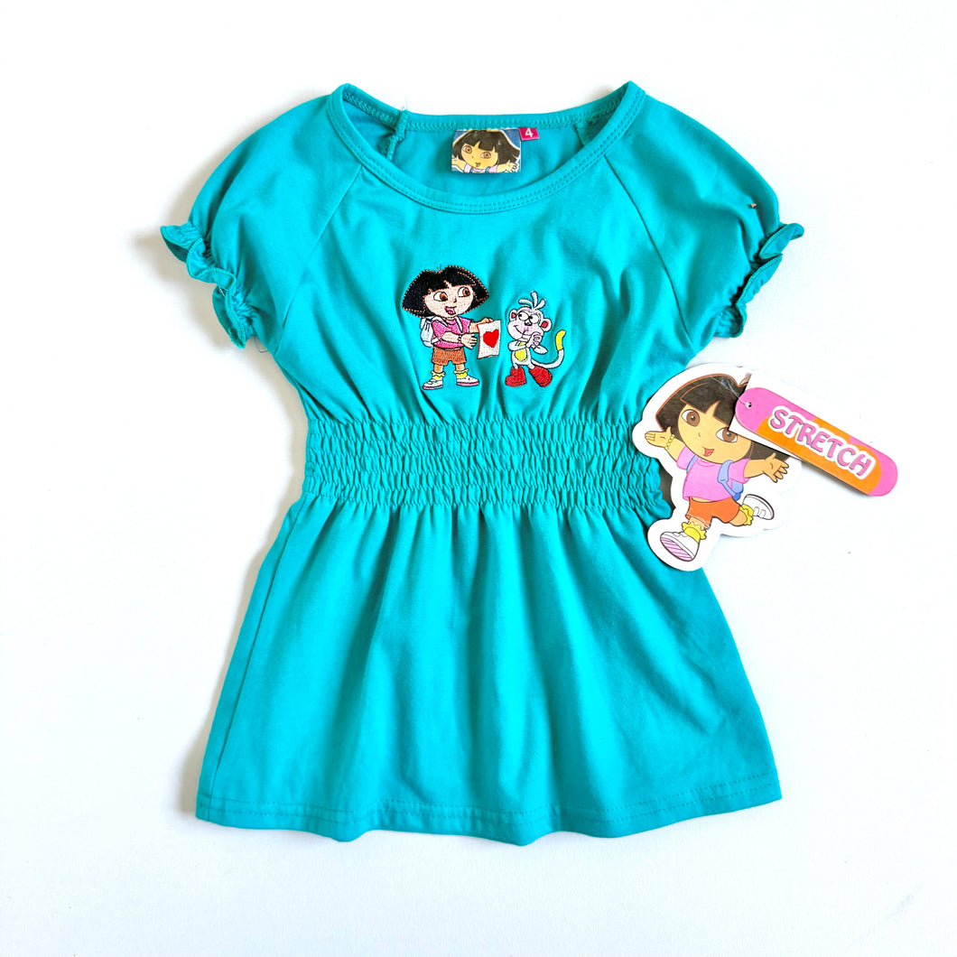 Y2K 2008 Nickelodeon DORA Tunic Top 3-4T (95-100cm)