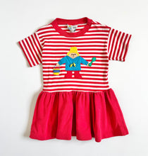 画像をギャラリービューアに読み込む, Vintage Paddington Bear Beach/Striped Dress 4T (100cm)
