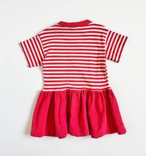 画像をギャラリービューアに読み込む, Vintage Paddington Bear Beach/Striped Dress 4T (100cm)
