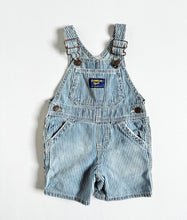 Load image into Gallery viewer, USED OshKosh B’gosh Hickory Striped Short Overall 9M (80cm)
