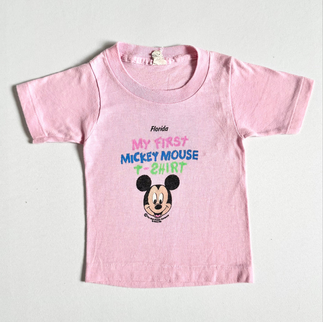 Vintage Disney “My First Mickey Mouse T-Shirts 18-24M (80cm)