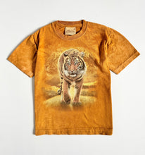Load image into Gallery viewer, USED The Mountain Brown Tie Dye Tiger  T-shirt Youth M/8 (125-130cm)
