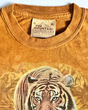 Load image into Gallery viewer, USED The Mountain Brown Tie Dye Tiger  T-shirt Youth M/8 (125-130cm)
