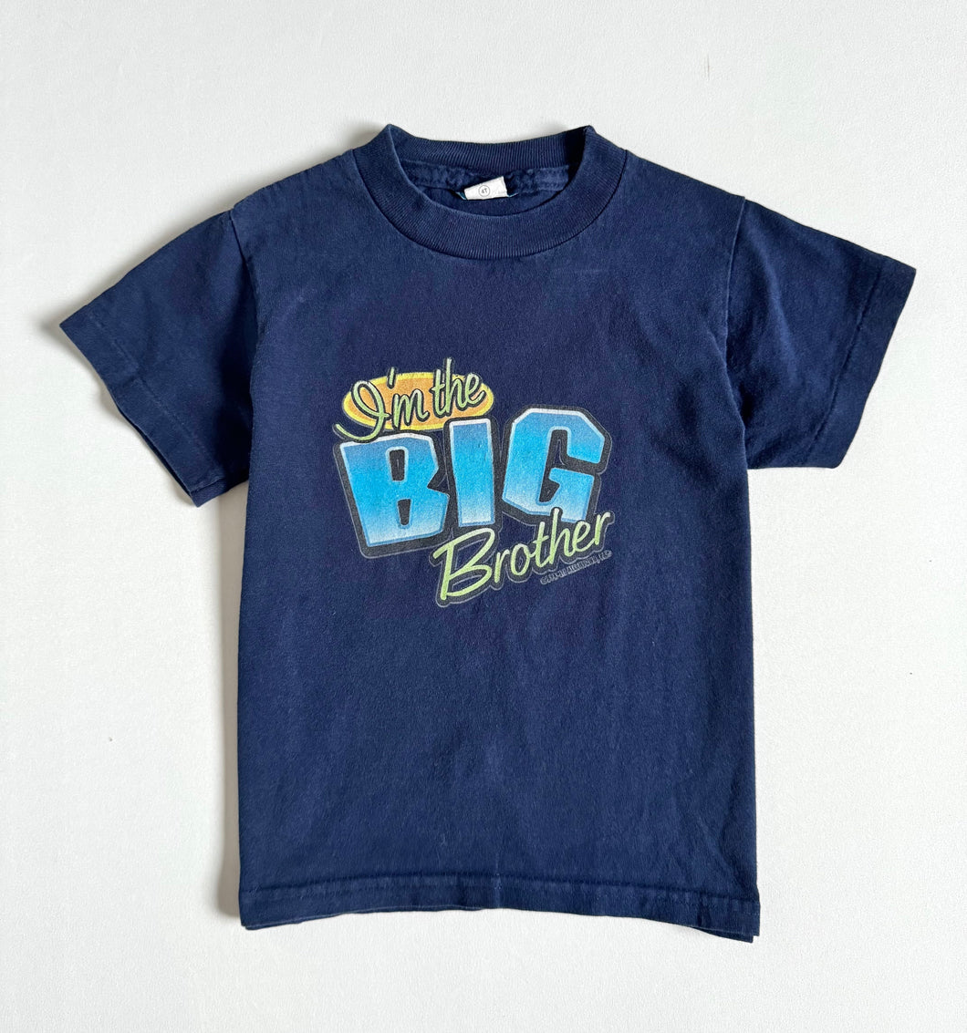 Vintage “I’m The Big Brother” Navy Blue T-shirt 4T (100cm)