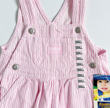 Load image into Gallery viewer, Y2K New OshKosh B’gosh Pink Striped Overall 0-3M (60cm)
