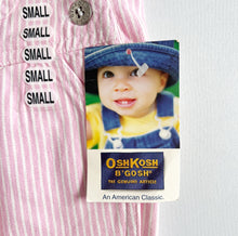 Load image into Gallery viewer, Y2K New OshKosh B’gosh Pink Striped Overall 0-3M (60cm)
