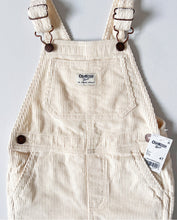 画像をギャラリービューアに読み込む, New OshKosh B’gosh Ivory White Corduroy Overall 4T (100cm)
