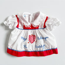 Load image into Gallery viewer, Vintage “My ♡ Belongs To Daddy” Dress Newborn (50-55cm)
