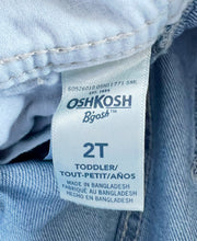 画像をギャラリービューアに読み込む, USED OshKosh B’gosh Heart Print and Pocket Overall Denim 2T (90cm)
