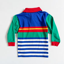 画像をギャラリービューアに読み込む, Vintage Healthtex Primary Colorblock Shirts 3T (90-95cm)
