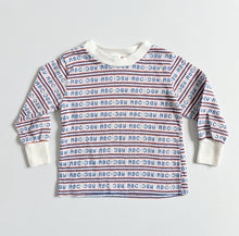 Load image into Gallery viewer, Vintage Toddle Time ABC Striped Long Sleeve Shirts 3T (Best fits 24M/2T) 80-90cm
