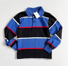 画像をギャラリービューアに読み込む, Vintage New Healthtex Striped Polo 6 (Best fits 5T) 100-110cm
