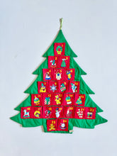 Load image into Gallery viewer, Vintage Avon 1995 Fabric Christmas Tree Advent Calendar
