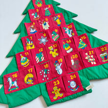 Load image into Gallery viewer, Vintage Avon 1995 Fabric Christmas Tree Advent Calendar
