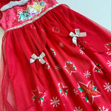 Load image into Gallery viewer, USED Disney Princess Holiday Dress 4T (90-100cm)
