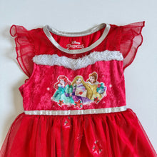 Load image into Gallery viewer, USED Disney Princess Holiday Dress 4T (90-100cm)
