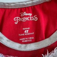 Load image into Gallery viewer, USED Disney Princess Holiday Dress 4T (90-100cm)
