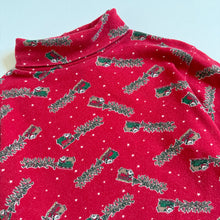 Load image into Gallery viewer, Vintage Class Club Santa Claus All Over Turtleneck Shirt 6 (110-120cm)
