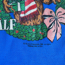 Load image into Gallery viewer, Vintage 1988 ALF Happy Holiday Sweatshirts Blue 5/6 (100-110cm)
