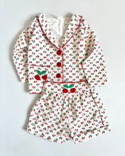 Load image into Gallery viewer, Vintage Cherry AOP Jacket and Short Pants Set 4T (100-110cm)
