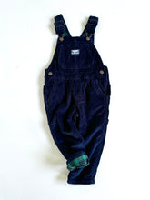 Load image into Gallery viewer, USED OshKosh B’goshNavy Blue Corduroy Overall 3T (95cm)
