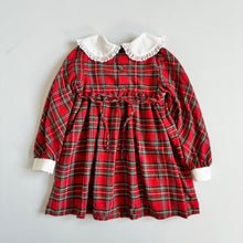 Load image into Gallery viewer, Vintage Winnie The Pooh Plaids Smocked Dress 2T (80-90cm)
