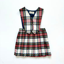 Load image into Gallery viewer, Vintage Ireland Wool Tartan Plaids VestDress 2/3T (90-95cm)
