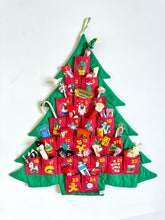 Load image into Gallery viewer, Vintage Avon 1995 Fabric Christmas Tree Advent Calendar
