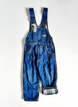 Load image into Gallery viewer, Vintage OshKosh Denim/Plaid Overall 6 (115-120cm)

