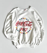 画像をギャラリービューアに読み込む, Vintage 1987 Coca-Cola Sweatshirt Youth L (150cm)
