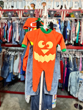 画像をギャラリービューアに読み込む, Vintage Halloween Pumpkin Coverall 0-3M (55-60cm)
