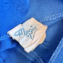 Load image into Gallery viewer, Vintage Magic Years Short Overalls Solid Blue 9-12M
