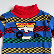 Load image into Gallery viewer, NWT Vintage Play Stuff Ground Prix Race Car Turtleneck Shirts 2T (85-90cm)
