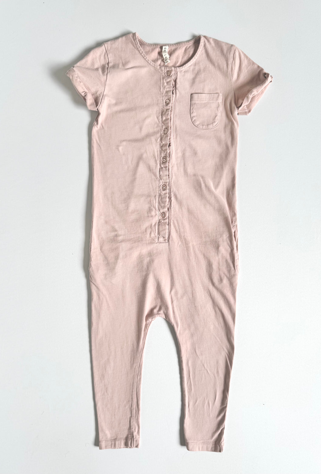 USED Gray Label Jumpsuit Dusty Pink 3/4T (95-100cm)
