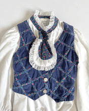 画像をギャラリービューアに読み込む, Vintage Lace Blouse and Vest Set Kids7 (120-125cm)

