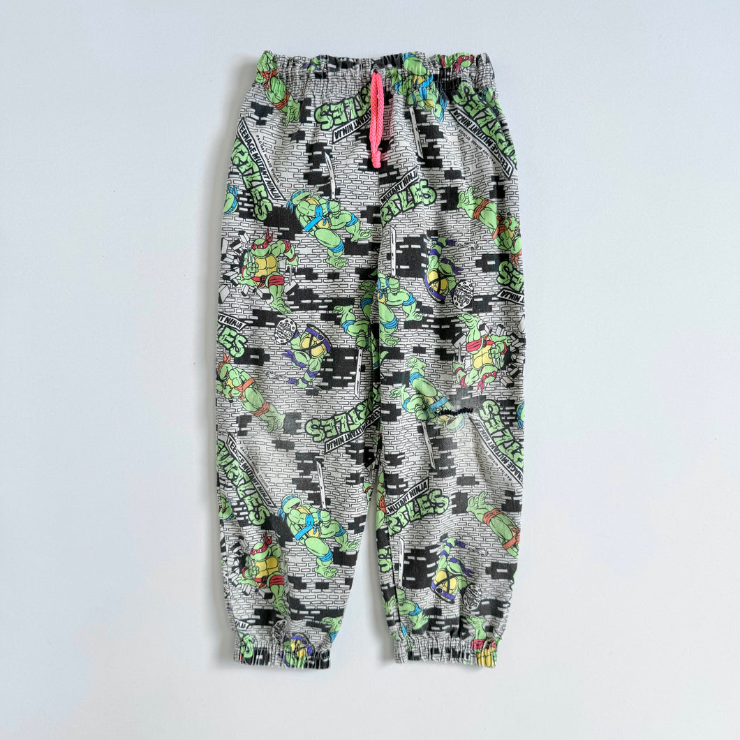 Vintage 1989 Boxer Rebellion Mutant Ninja Turtles Hummer Pants 3T (95cm)