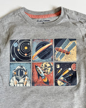 画像をギャラリービューアに読み込む, USED Tommy Bahamas Gray Universe Long Sleeve T-shirt 5/6T (110cm)
