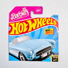 Load image into Gallery viewer, New HotWheels/Barbie Ken’s 1956 Corvette Blue Custom Keychain
