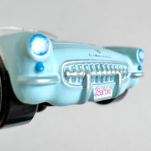 Load image into Gallery viewer, New HotWheels/Barbie Ken’s 1956 Corvette Blue Custom Keychain
