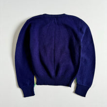 Load image into Gallery viewer, Vintage Rainbow Stripes Knit Sweater 6 (110-120cm)
