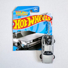 Load image into Gallery viewer, New HotWheels Back To The Future Time Machine Custom Keychain
