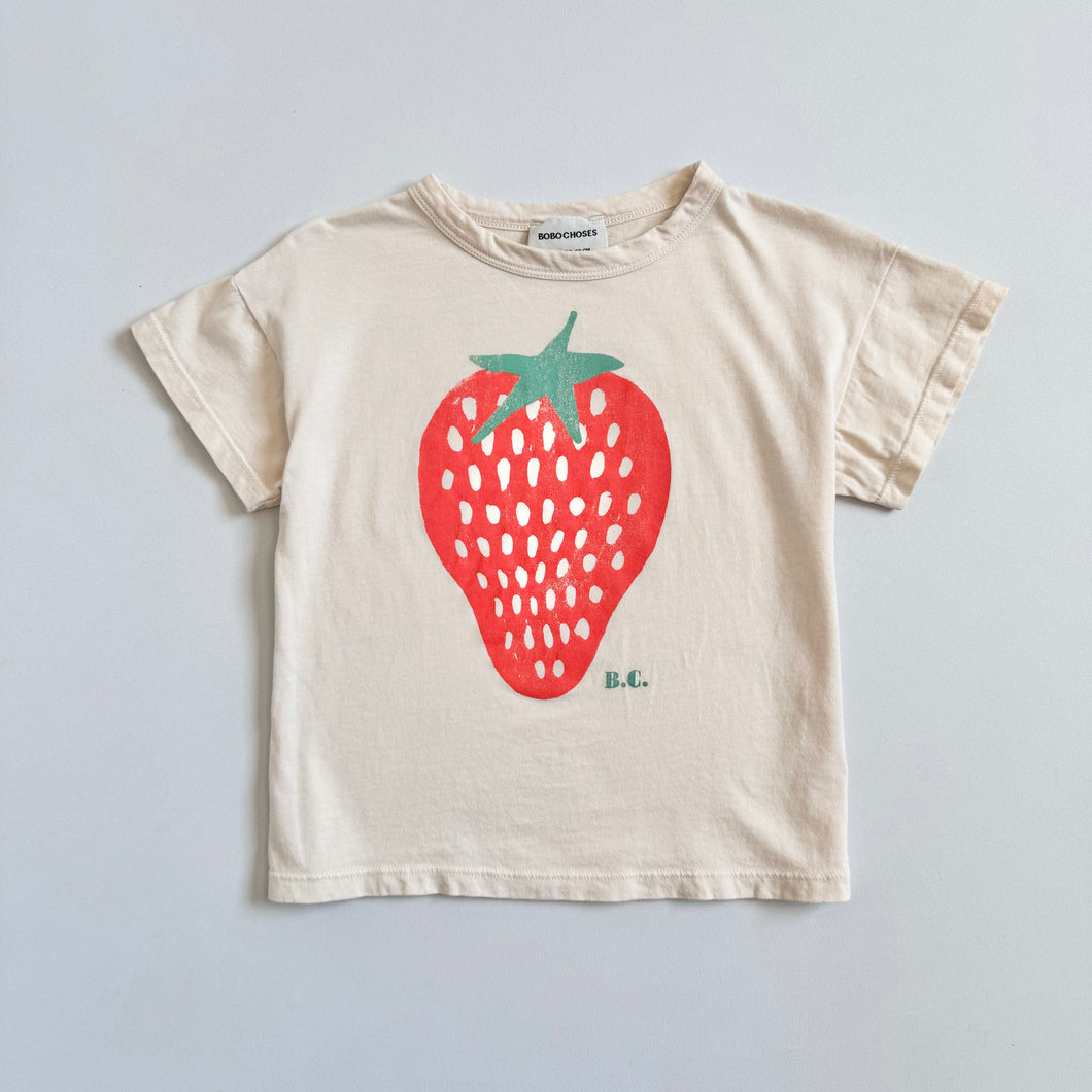 Used Bobo Choses Strawberry T-Shirt 2/3T (98cm)